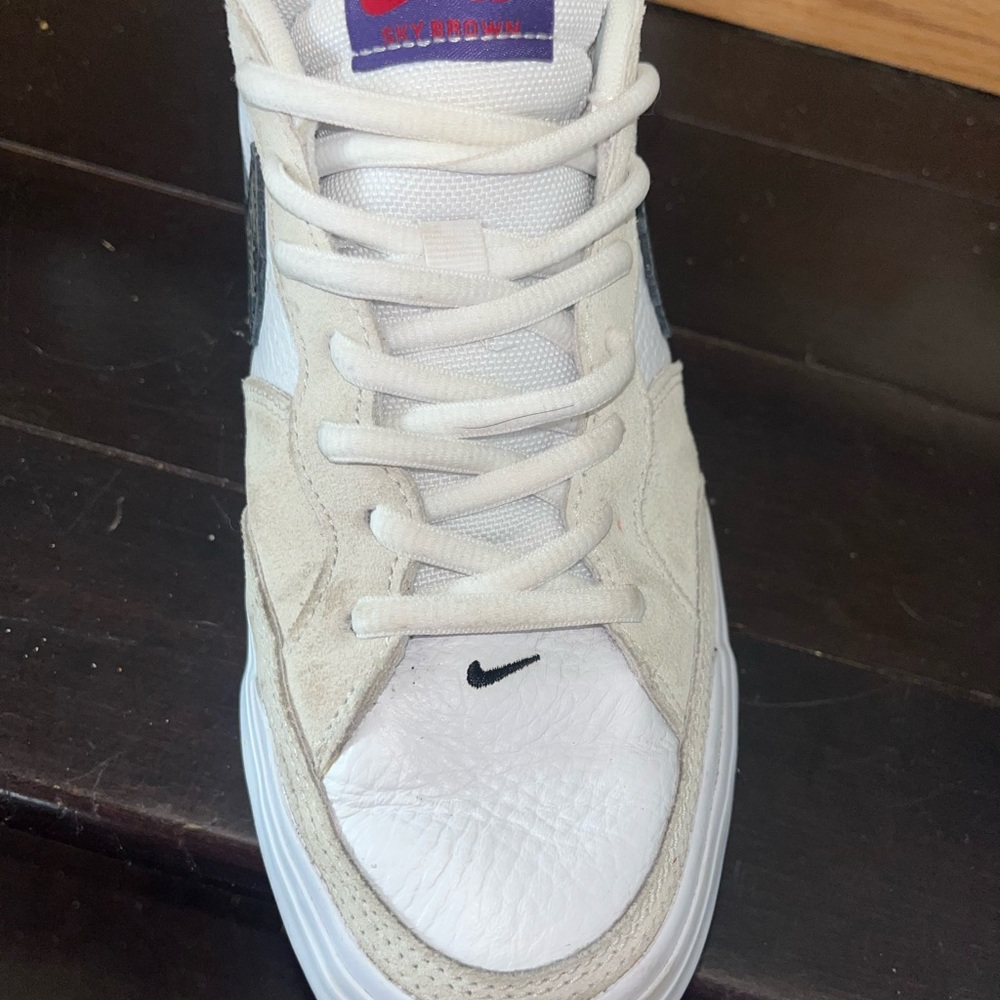 Nike White and Cream Sneakers